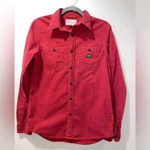 Polo Ralph Lauren Denim & Supply Red Floral Button Up Shirt